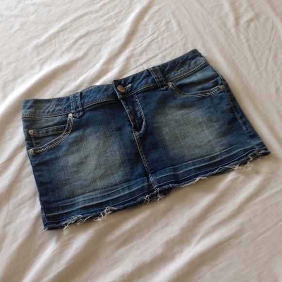 Paris Blues Denim Mini Skirt