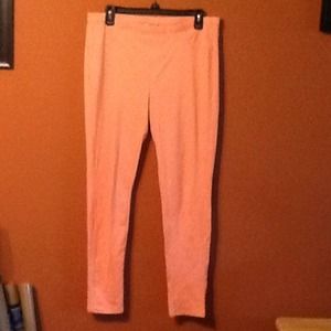 Peach legging pants