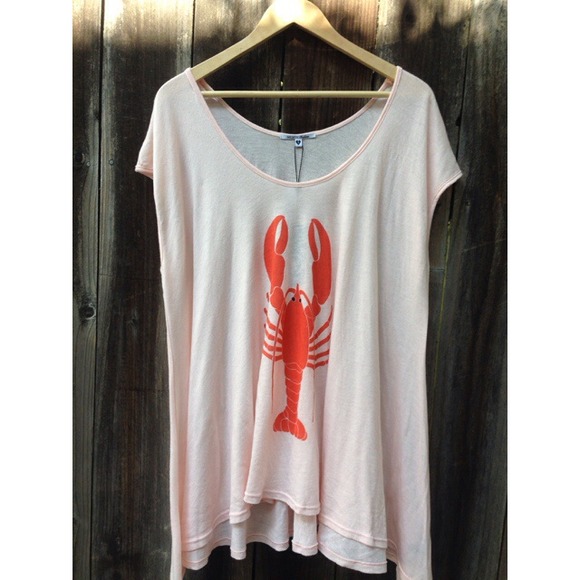 WILDFOX Swim lobster tee