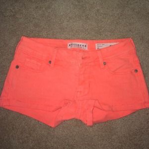 bright pink shorty shorts!