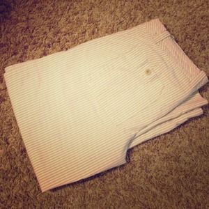 Gap straight fit crop pants