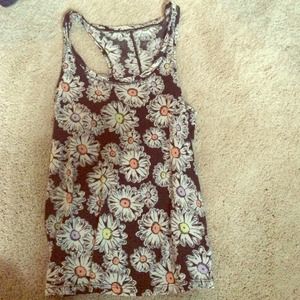 daisy/flower tank top