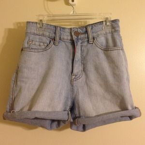 BDG High Waisted Denim Shorts