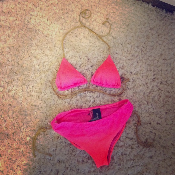Express Swim Neon Pink Bathing Suit Poshmark