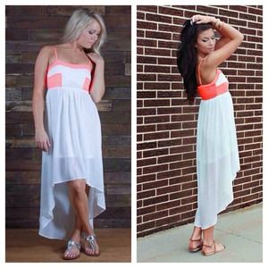 Center Stage hi low dress.