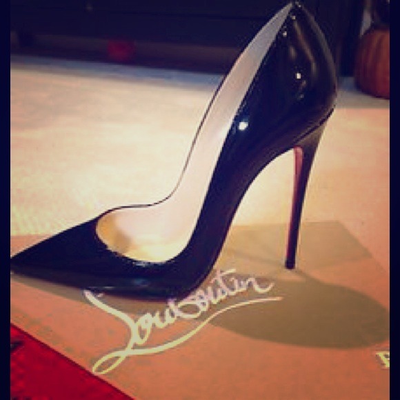 Christian Louboutin So Kate in Black Patent