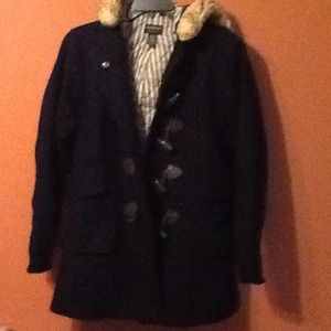 Heavy thick coat black