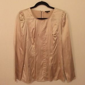 Ann taylor champagne blouse, size 4