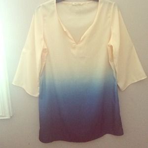 Nasty gal blue ombré dress