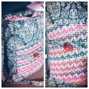 Handmade messenger bag with padded inside pouch