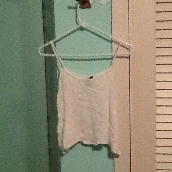 Cute white flowy tanktop