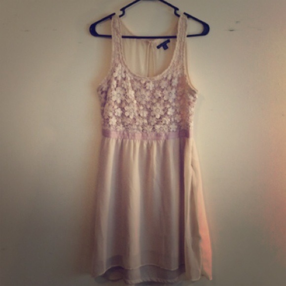 AE sheer back dress