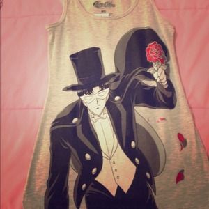 Sailor Moon Tuxedo mask tank