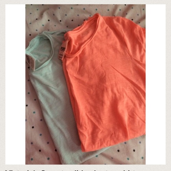 Bundle of two Victoria's Secret solid tees
