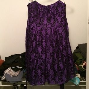 Ruby Rox Floral Lace Dress