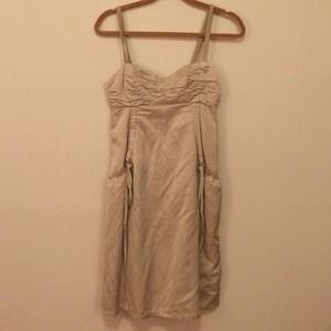 Nanette Lepore champagne/pearl sundress