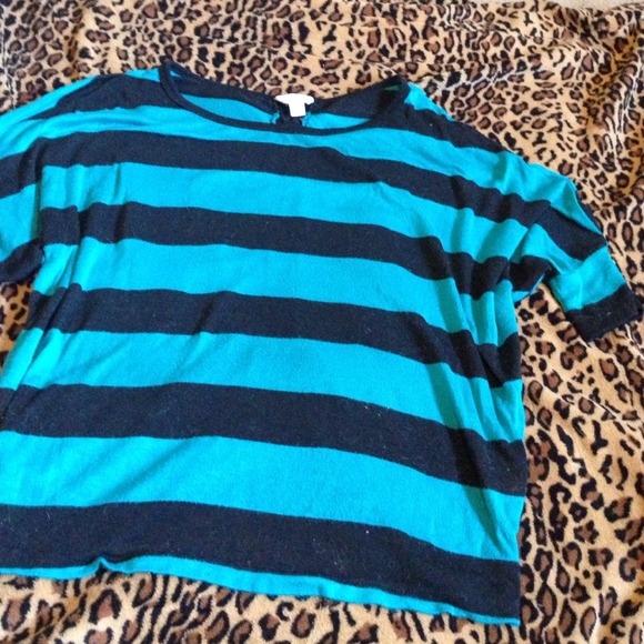 Candies blue and black shirt