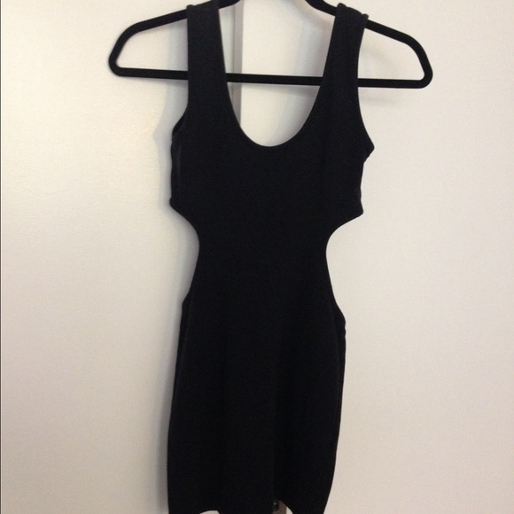 Brandy Melville LBD with side cutouts