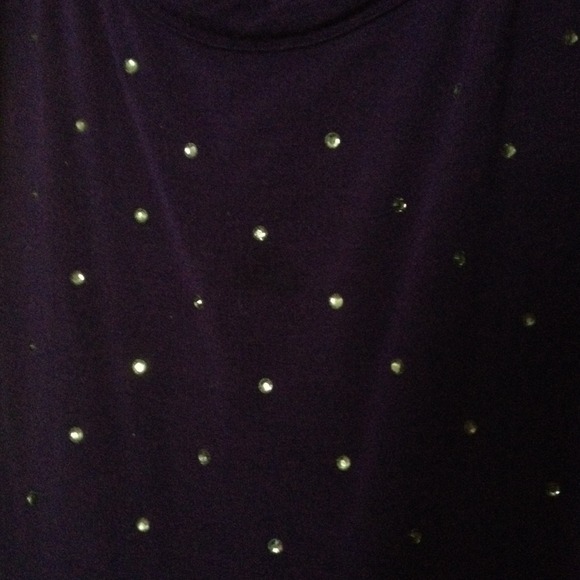 Purple studded blouse - Picture 2 of 2