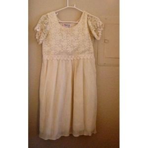 Mid condition, off-white dress