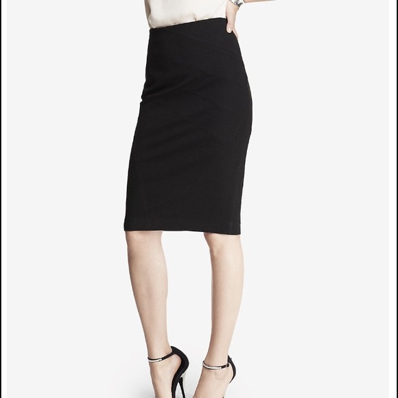 Express high waist bandage midi skirt. - Picture 1 of 4