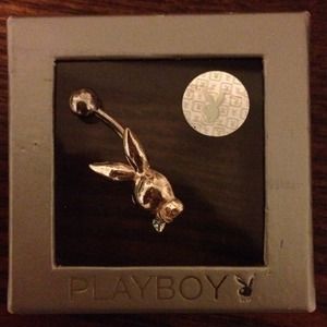 Playboy belly ring