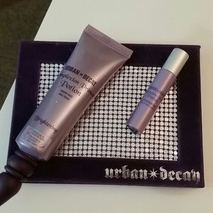 Urban Decay palette and Complextion Primer Potion