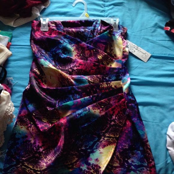 Colorful Snake like dress
