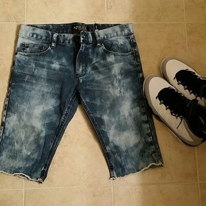 Hot Topic, Distressed skinny shorts...NEW.