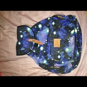 Galaxy Print Victoria Secret Bookbag!