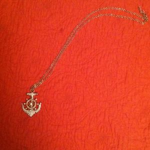 Long Anchor Necklace