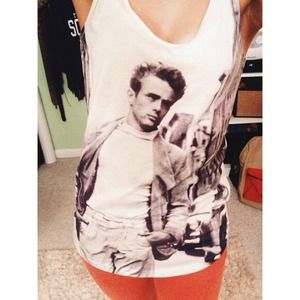 James dean graphic tank top