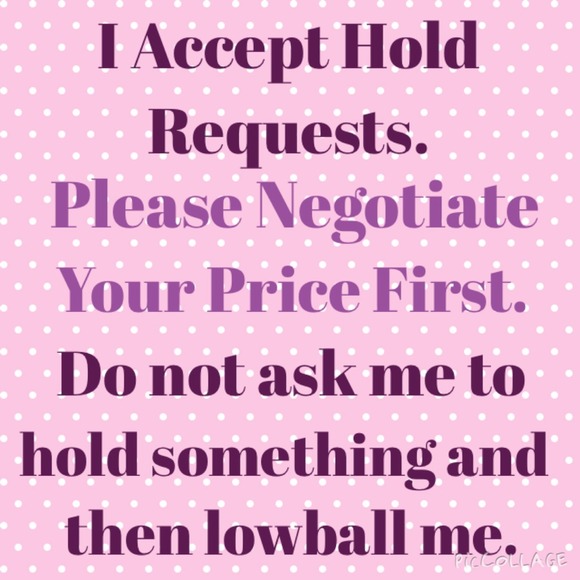 please be reasonable