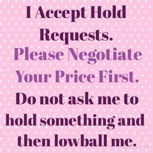 please be reasonable