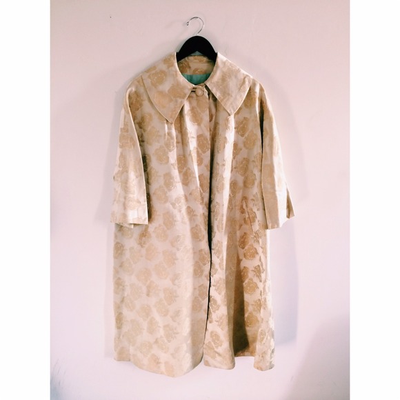 Elegant One-of-a-Kind, Gold Rose Jacket