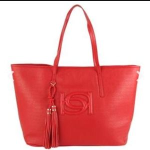 BeBe red purse/tote