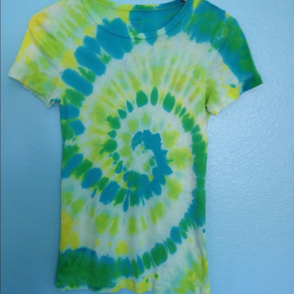 J. Crew Fitted Tie Dye T-Shirt