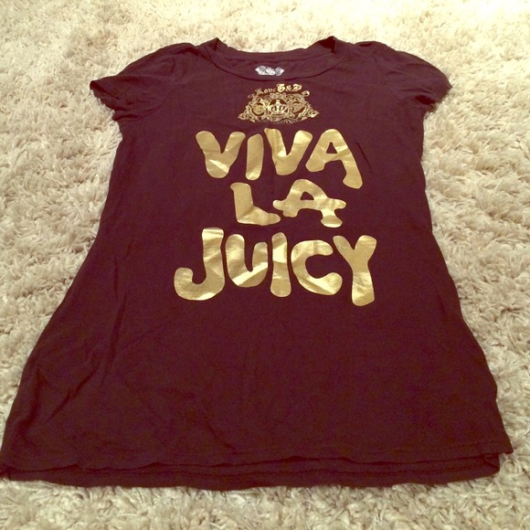 Juicy Couture Black "Viva La Juicy" T-Shirt💎💎💎