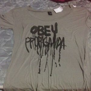 Obey grey shirt