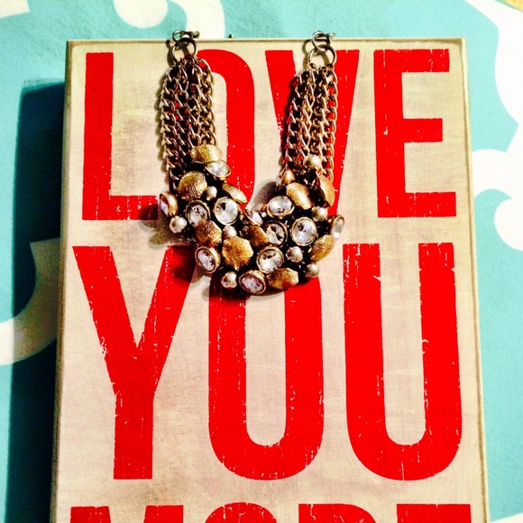 Multi-chain Statement Necklace - Picture 2 of 4