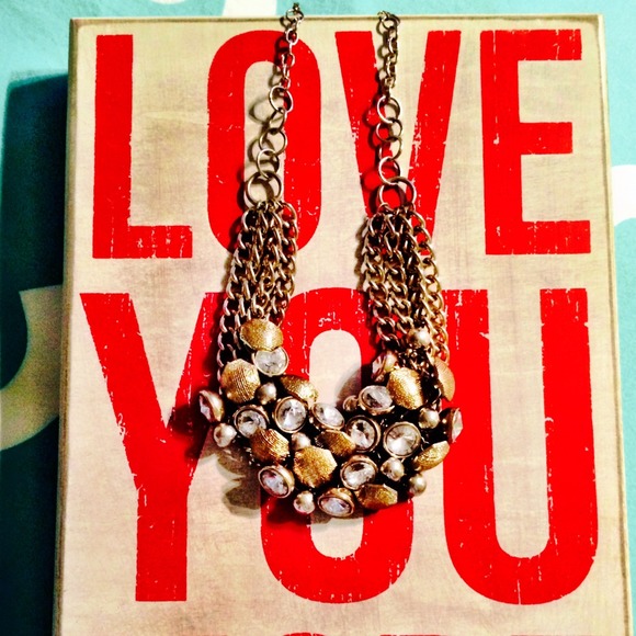 Multi-chain Statement Necklace - Picture 3 of 4