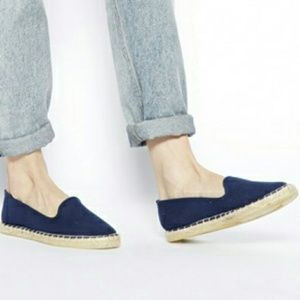 Navy espadrilles