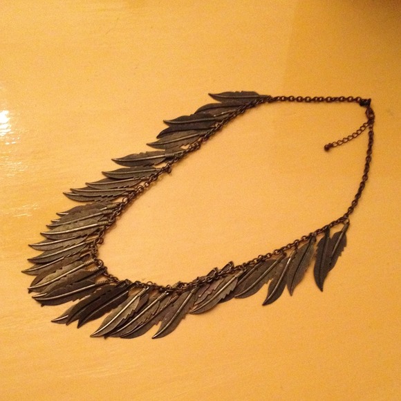 Free People Feather Necklace