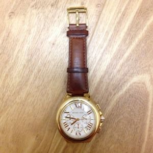 MK Gold Face Boyfriend Style Watch