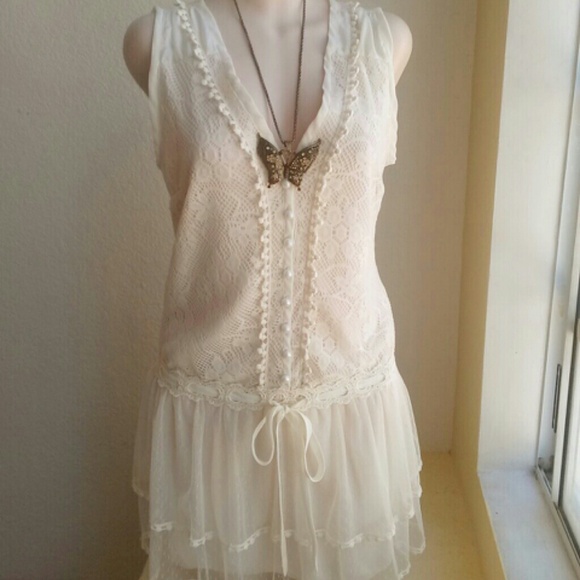 *BUNDLED* PINKY STUNNING LACE DRESS/TUNIC - Picture 2 of 4