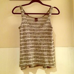 Knit striped tank
