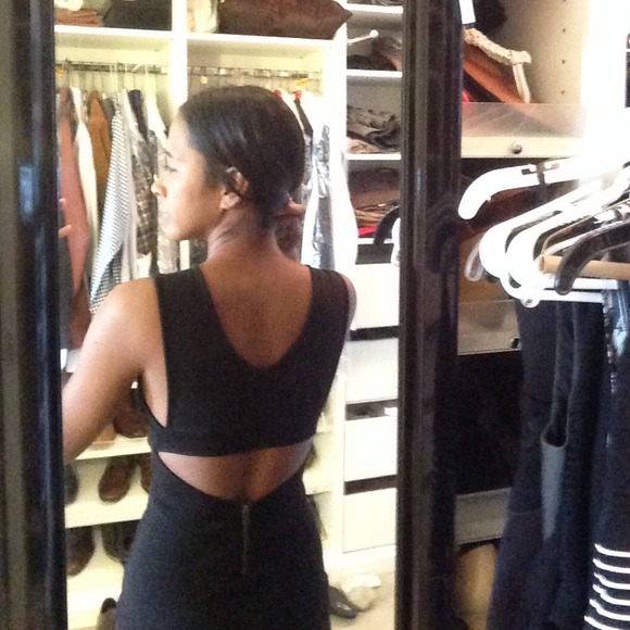 Black urban outfitters fitted dress - Picture 3 of 4