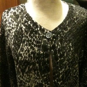 A. Giannetti Woman 1X sweater designer gray Black