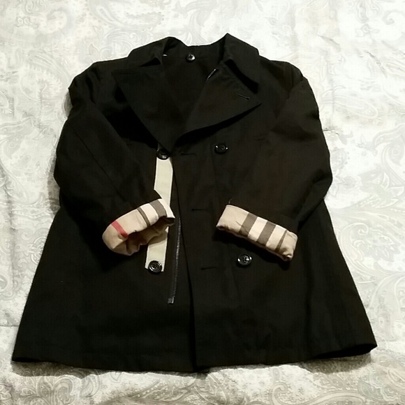 🚫SOLD🚫 Black Burberry coat