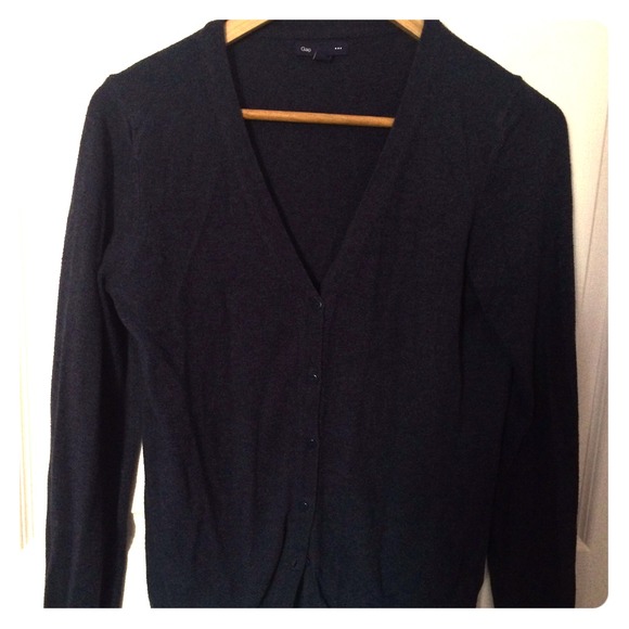 Navy blue Gap Cardigan sweater! Super soft Sz S